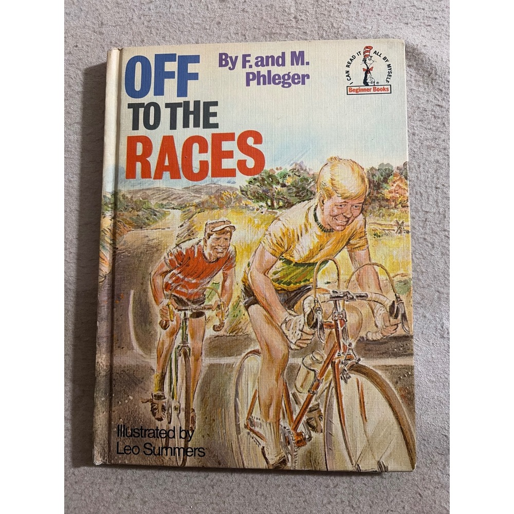 Off to the Races Fred Phleger 1968 Beginner Books Hardcover‎ Book Club Edition